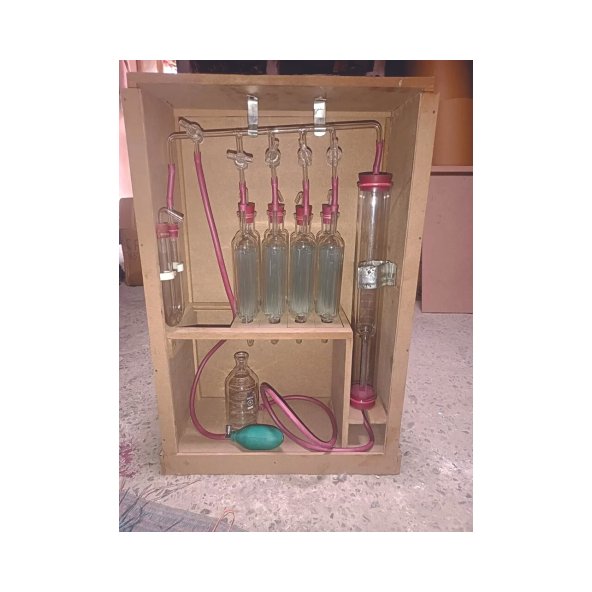 Orsat gas apparatus 4 pipettes